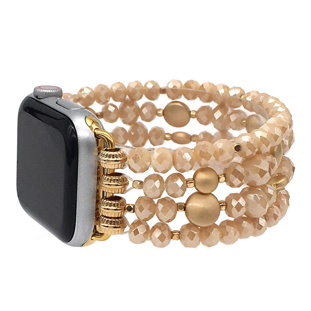 Beaded Stretch Watch Band Bracelet for Smart Watches