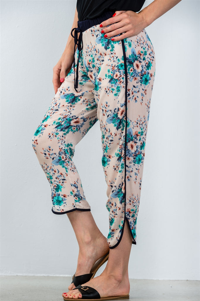 CELIE floral printed casual pants