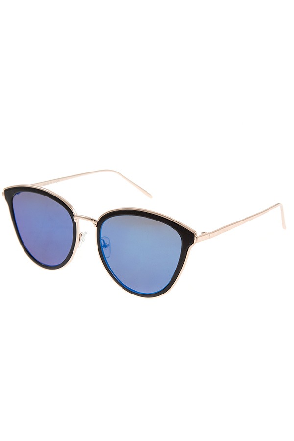 CARLA Color lens metal framed sunglasses
