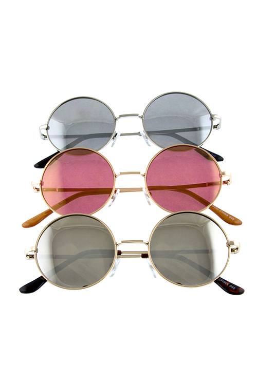 SONIA hipster dapper round circle shaped sunglasses