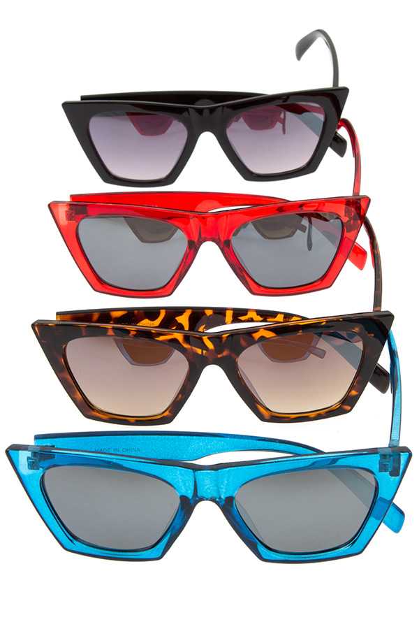 SUSANA Color framed edge fashionable sunglasses