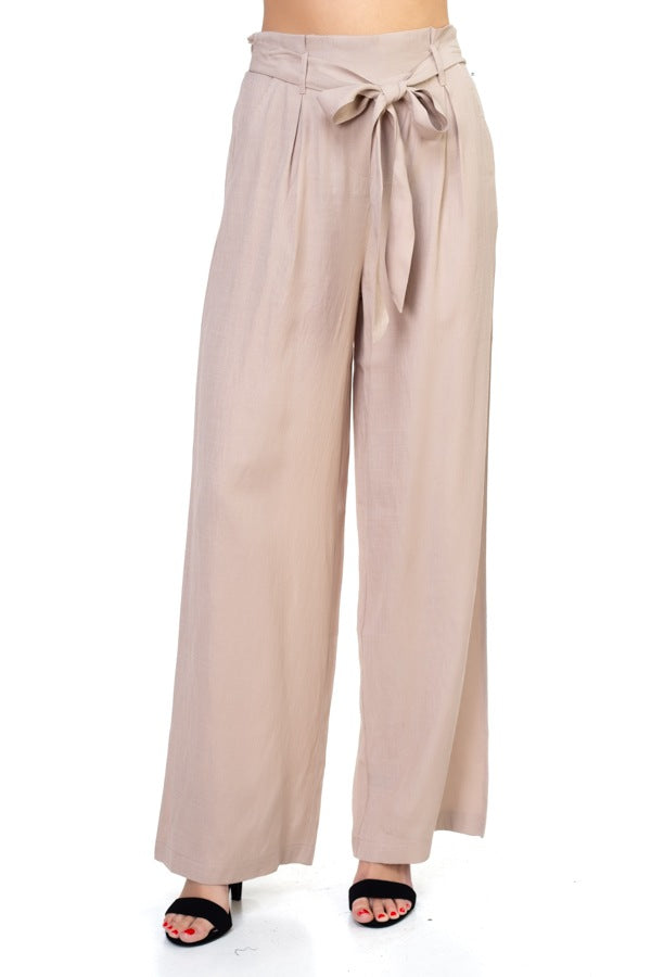 ARCHIE Belted Wide Leg Pants