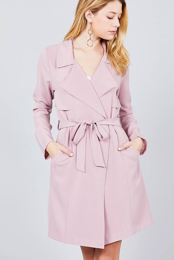 FEI Long Sleeve Notched Collar Jacket