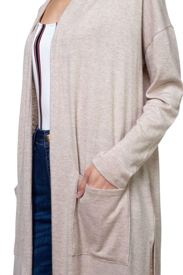 Long Sleeve Pocket Cardigan