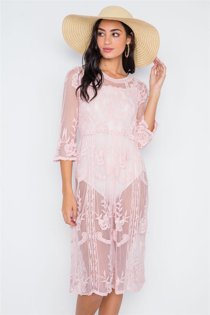 GRACIE Embroidered Tunic Dress