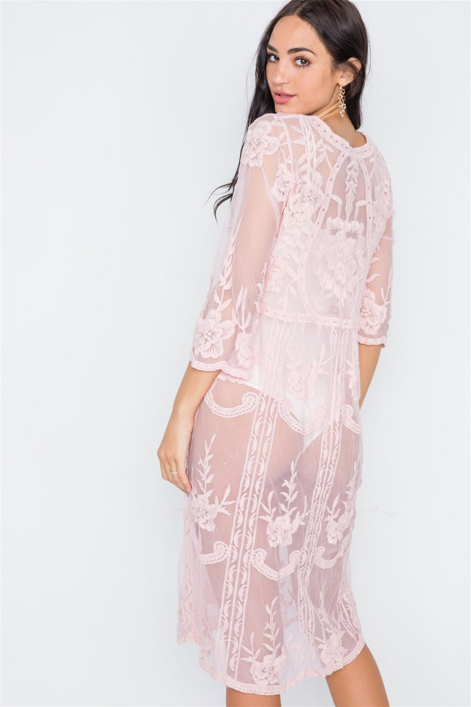GRACIE Embroidered Tunic Dress