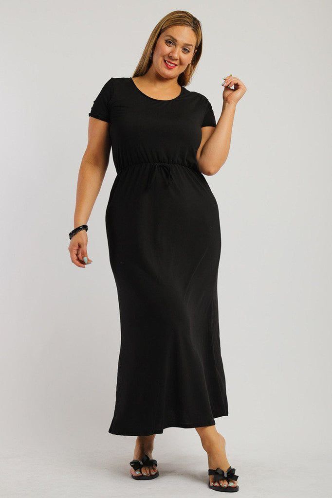 PIPER Solid, Ankle Length Maxi Dress