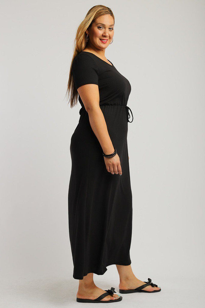 PIPER Solid, Ankle Length Maxi Dress