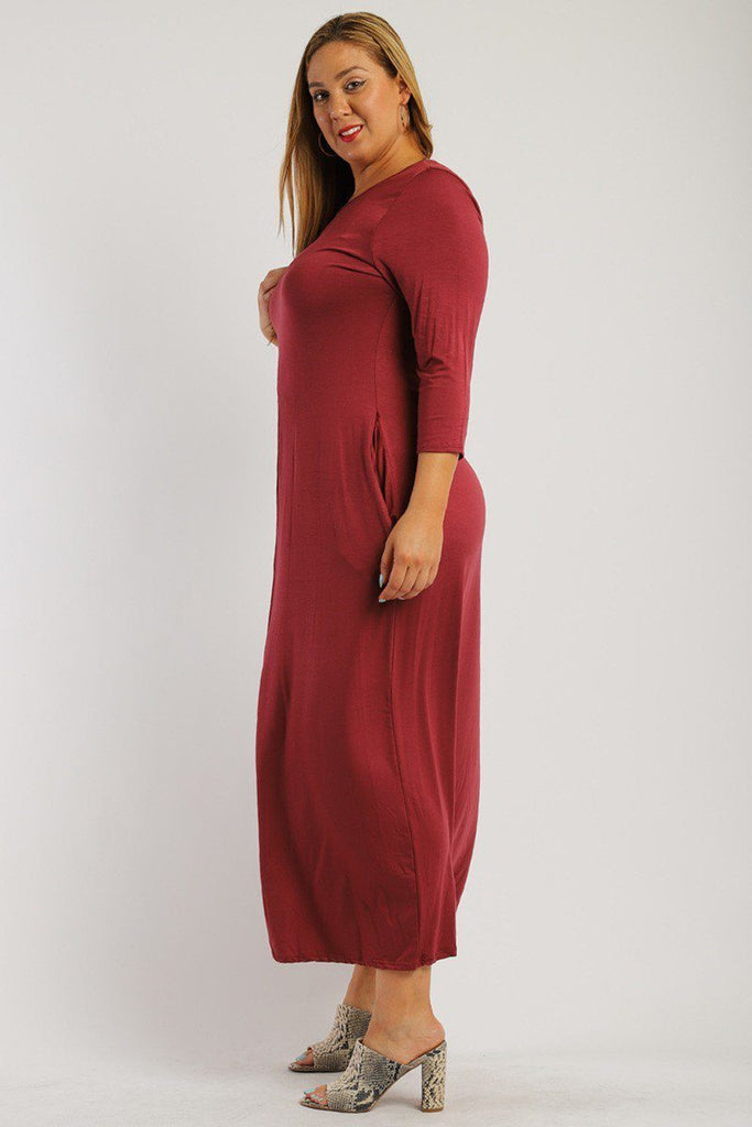 Solid Long Body Tunic Top