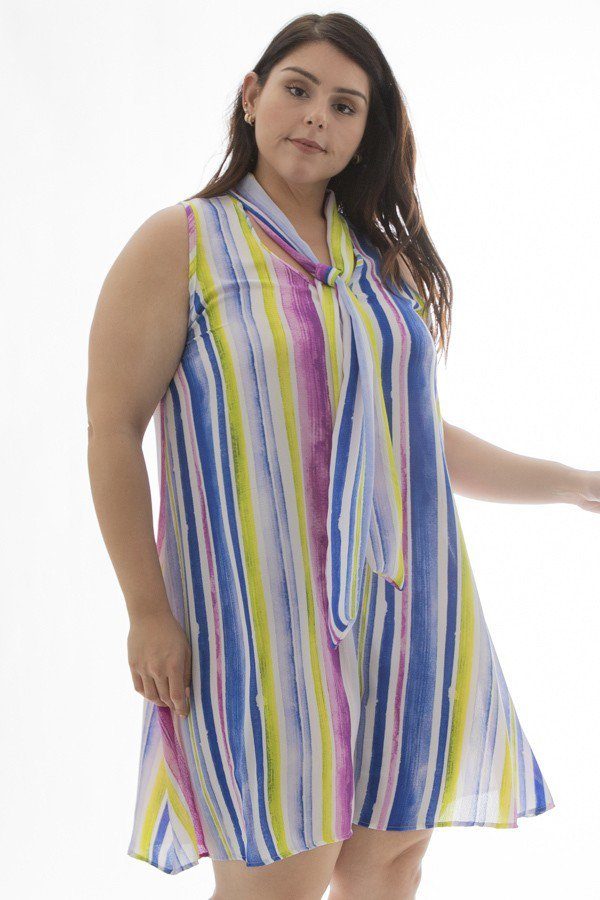 SAMANTHA Sleeveless Mini Dress