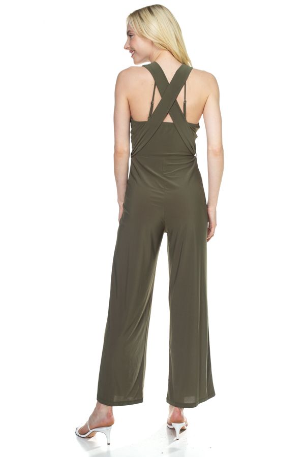 ANNA Strapless Belted Jumpsuit
