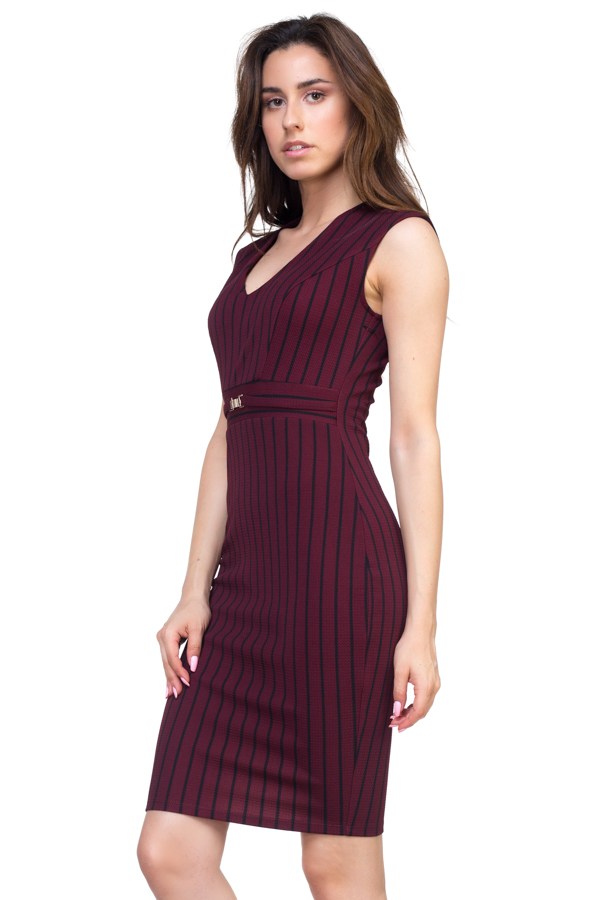 KERI Stripe Belted Dress