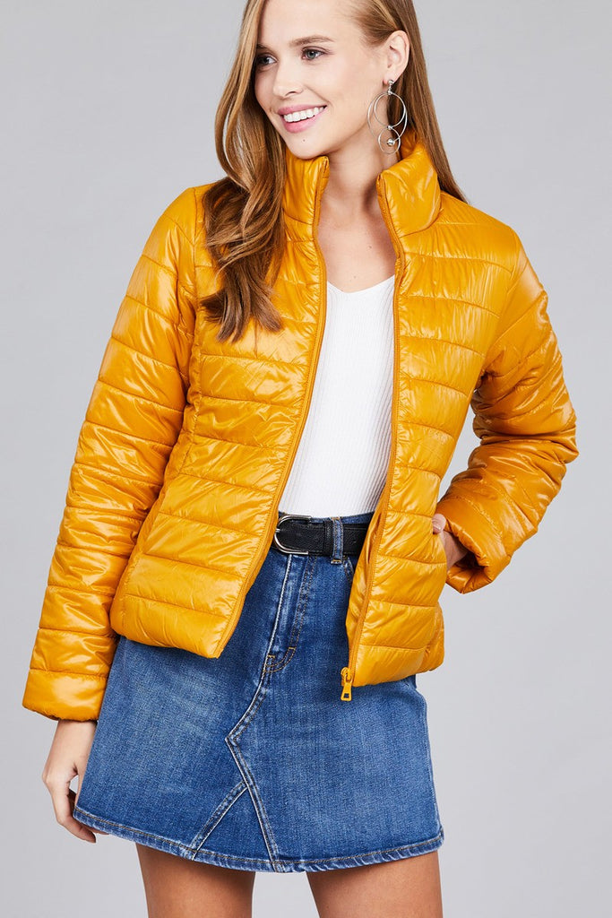 Long Sleeve Quilted Padding Jacket