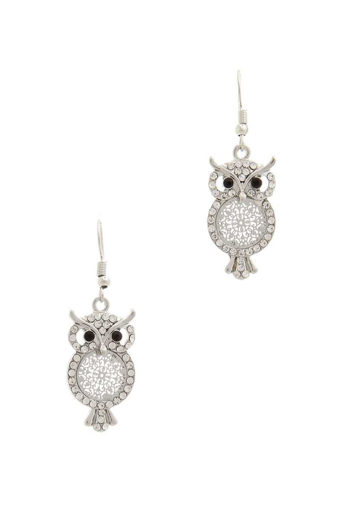 Owl Drop Earring