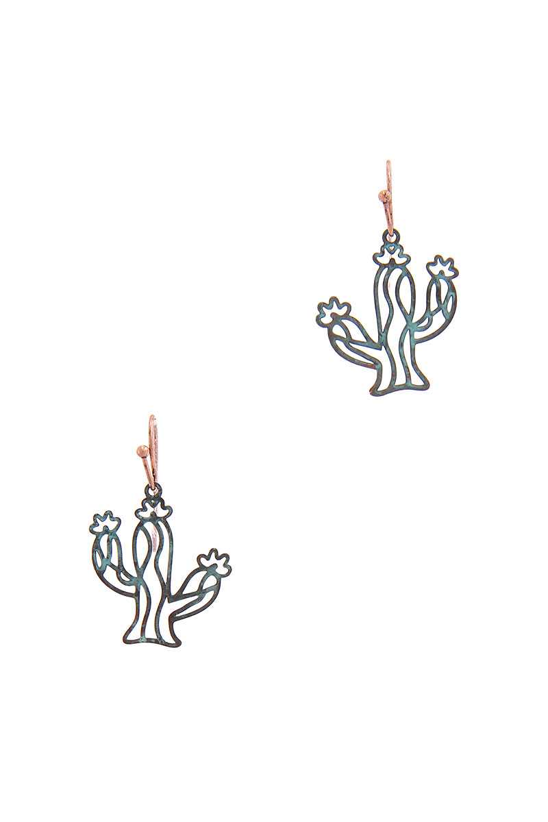 Cactus Drop Earring
