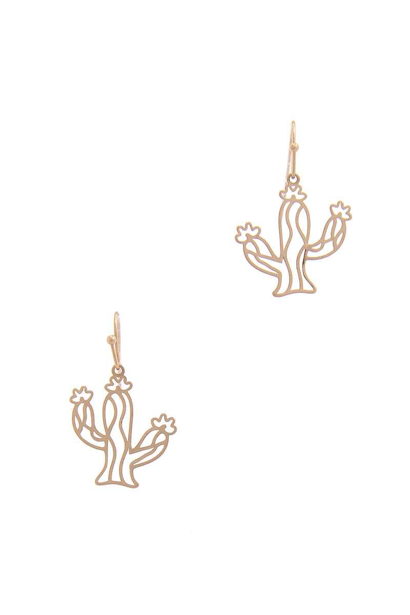 Cactus Drop Earring