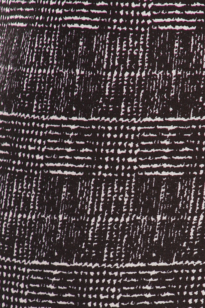 Knit, Pattern Print, Full Length Leggings With Elastic Waist