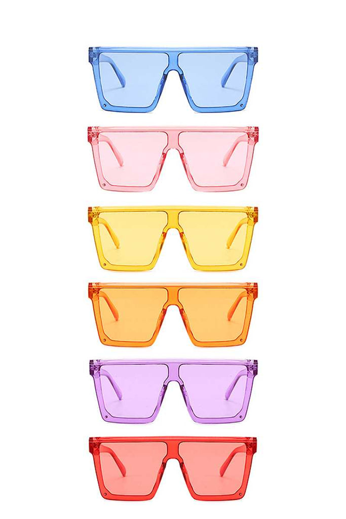 Modern Retro Summer Cool Vibes Colored Sunglasses